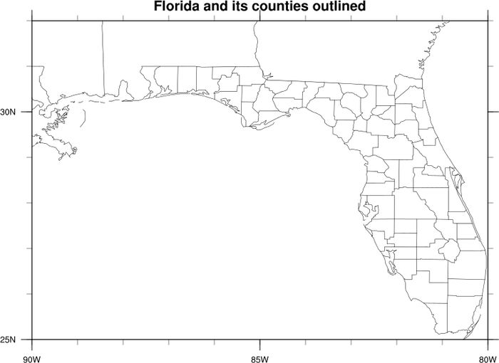 Counties In Florida. the counties in Florida by