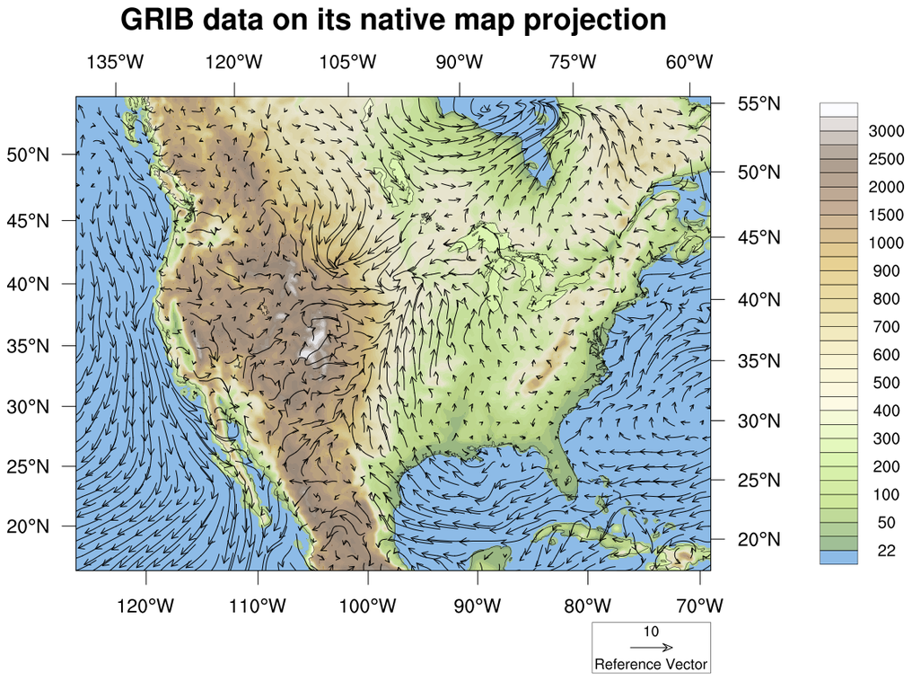 Ncl Graphics Plotting Data On A Map Using Gsn Csm Xxx Functions