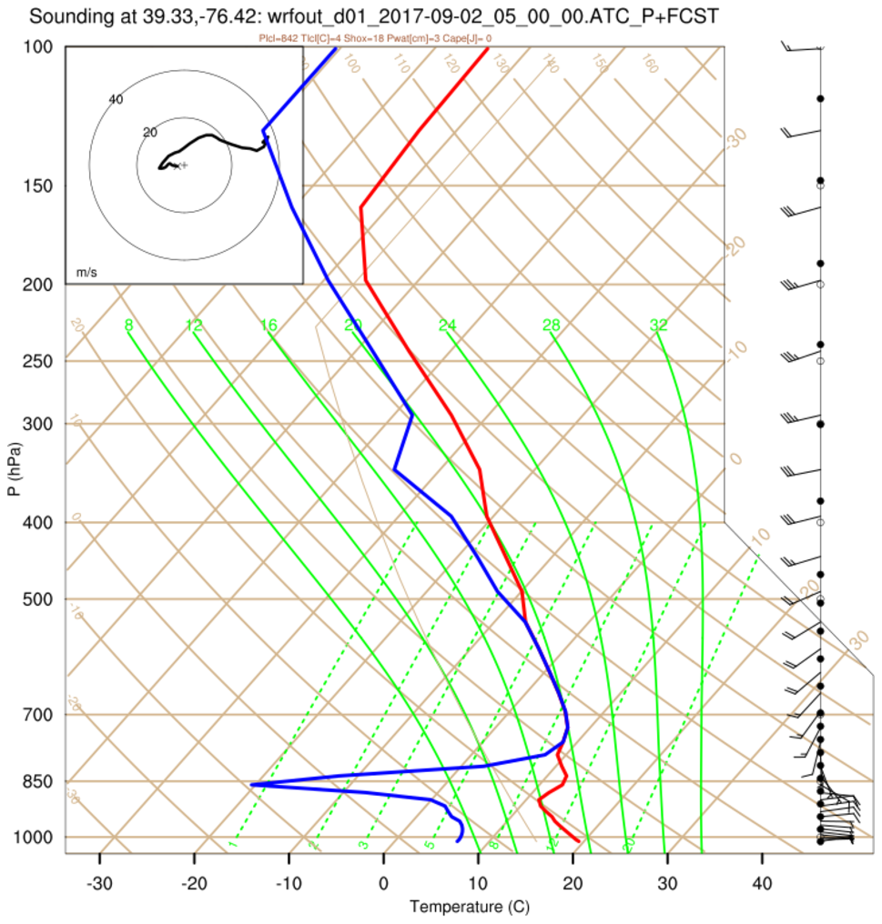 Skew T Chart