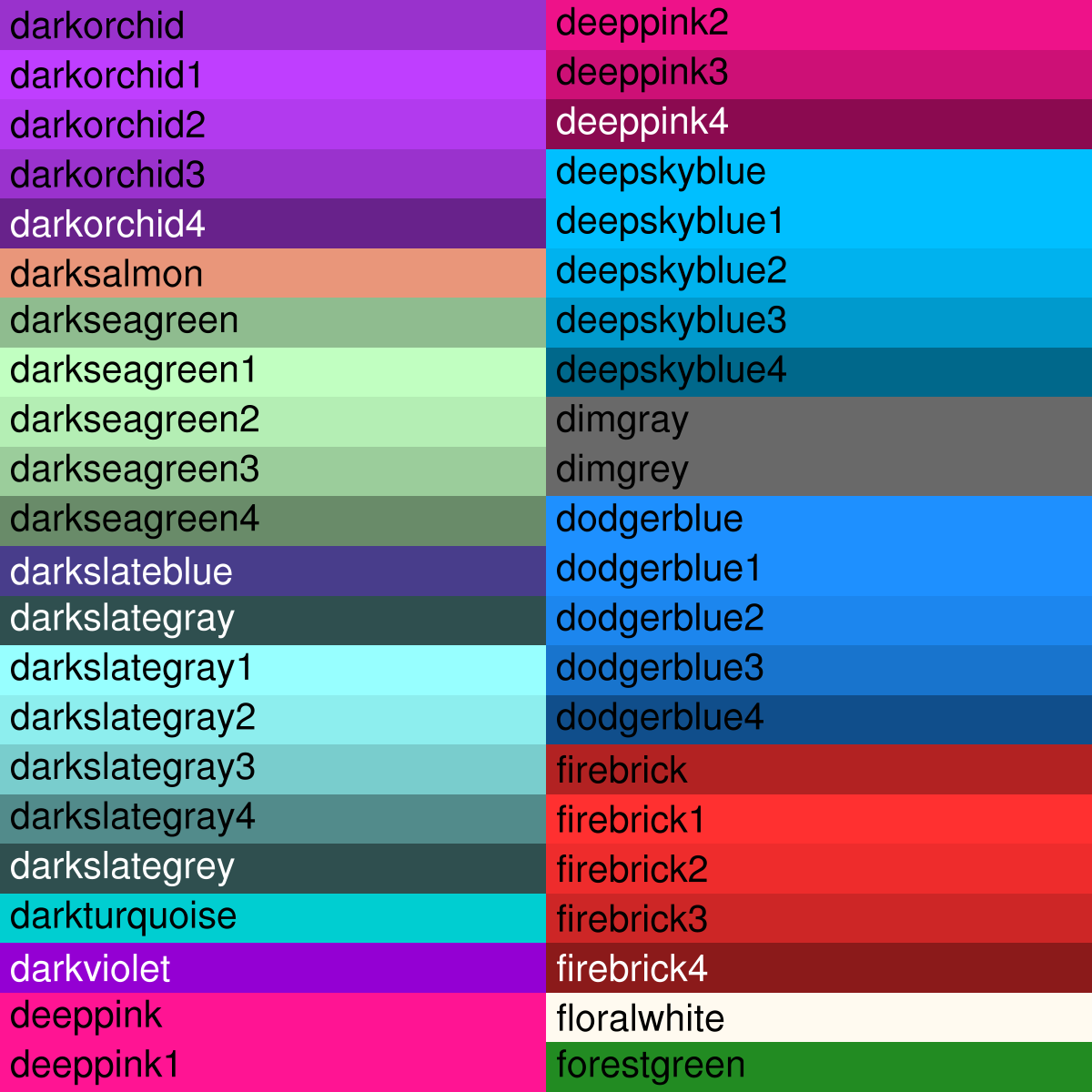 All Colors Names 10